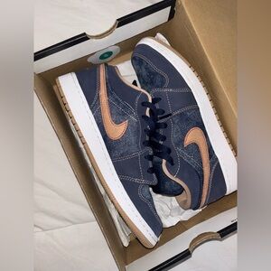 Size 7Y - Jordan 1 Low SE Denim